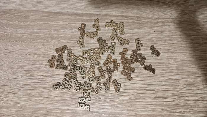 Фотография покупателя товара Декор для творчества пластик «Love ажурная», 1×1.3×0.2 см - Фото 1