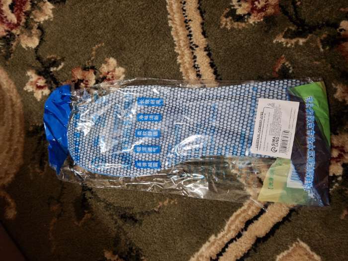 Фотография покупателя товара Стельки для обуви антибактериальные, 37-38 р-р., 24 см - Фото 1