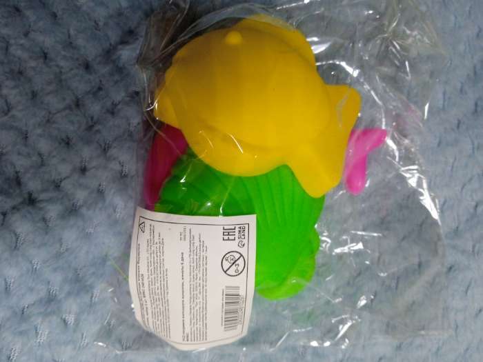 Фотография покупателя товара Формочки для лепки, 8 шт., МИКС - Фото 5