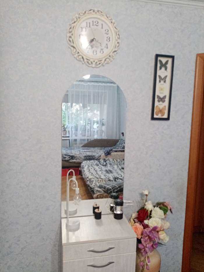 Фотография покупателя товара Часы настенные, интерьерные: Цветы, "Хостон", бесшумные, d-40.5 см, белое золото - Фото 5