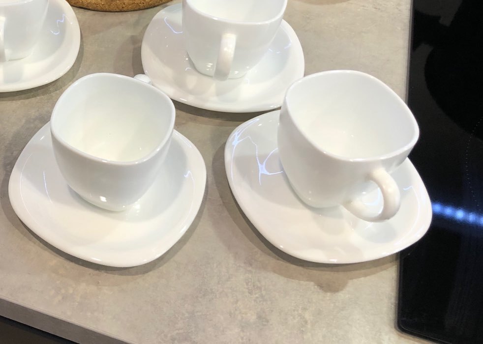 Фотография покупателя товара Сервиз чайный Luminarc Carine, 220 мл, стеклокерамика, 6 персон, цвет белый