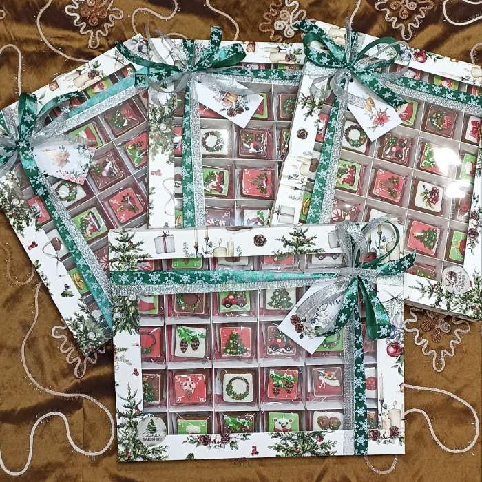 Фотография покупателя товара Лента атласная «Снежинки», 15 мм, 23±1 м, красная - Фото 18