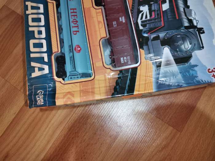 Фотография покупателя товара Железная дорога «Скорый поезд», работает от батареек - Фото 2