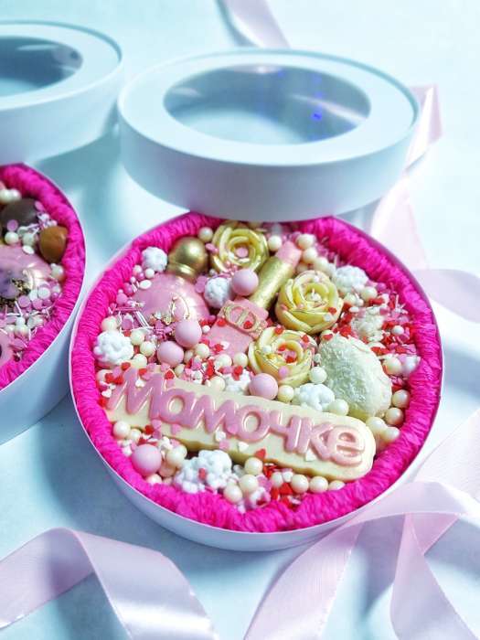 Фотография покупателя товара Кондитерская посыпка "ассорти" розово-белая, 50 г - Фото 1