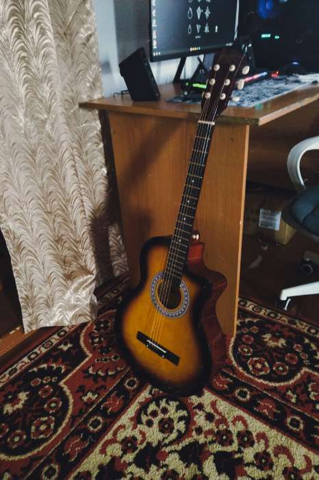 Фотография покупателя товара Гитара акустическая Music Life QD-H38Q-JP санберст, 6-ти струнная, 97 см - Фото 1