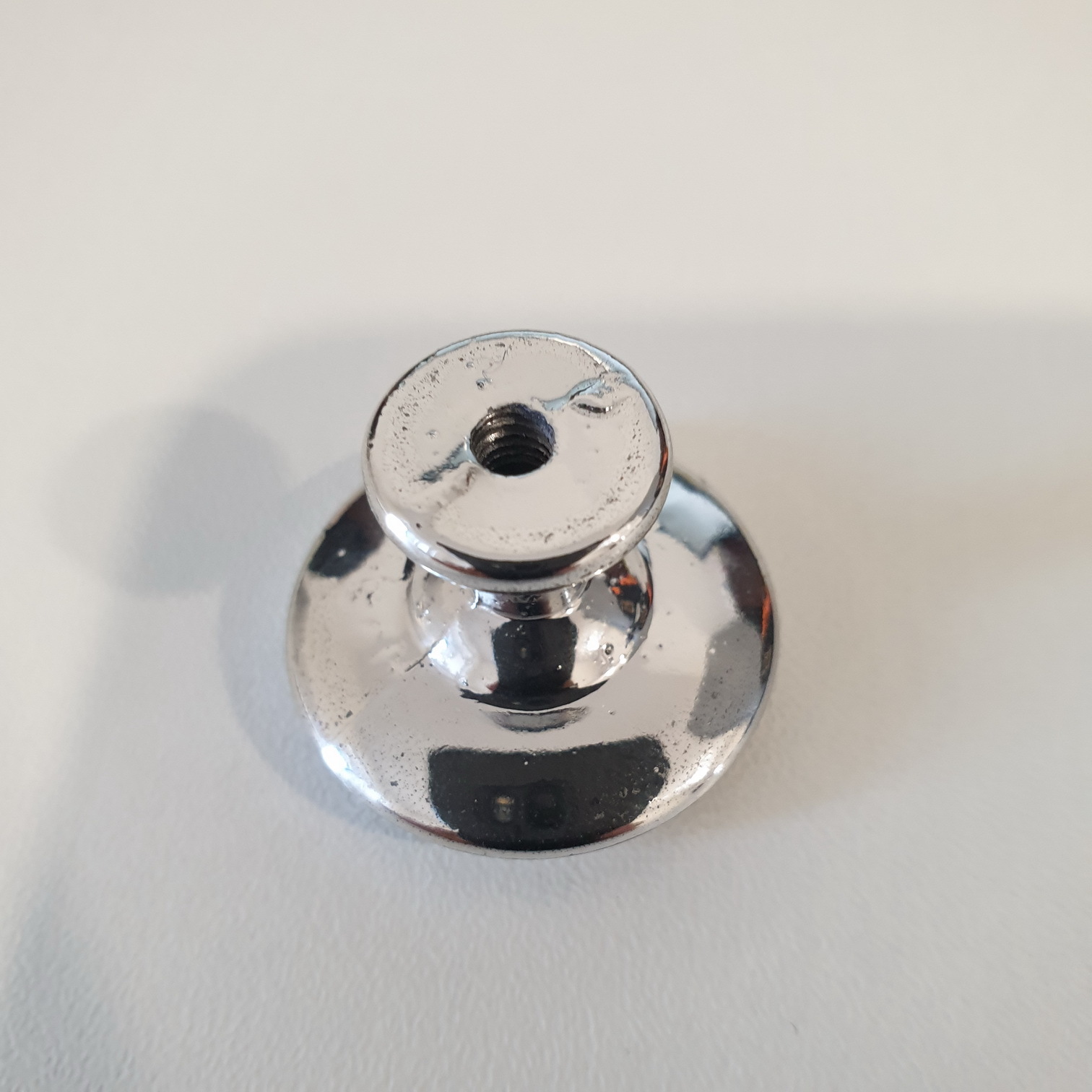 Фотография покупателя товара Ручка-кнопка ТУНДРА LIGHT PK036CP (MD112CP), хром - Фото 3