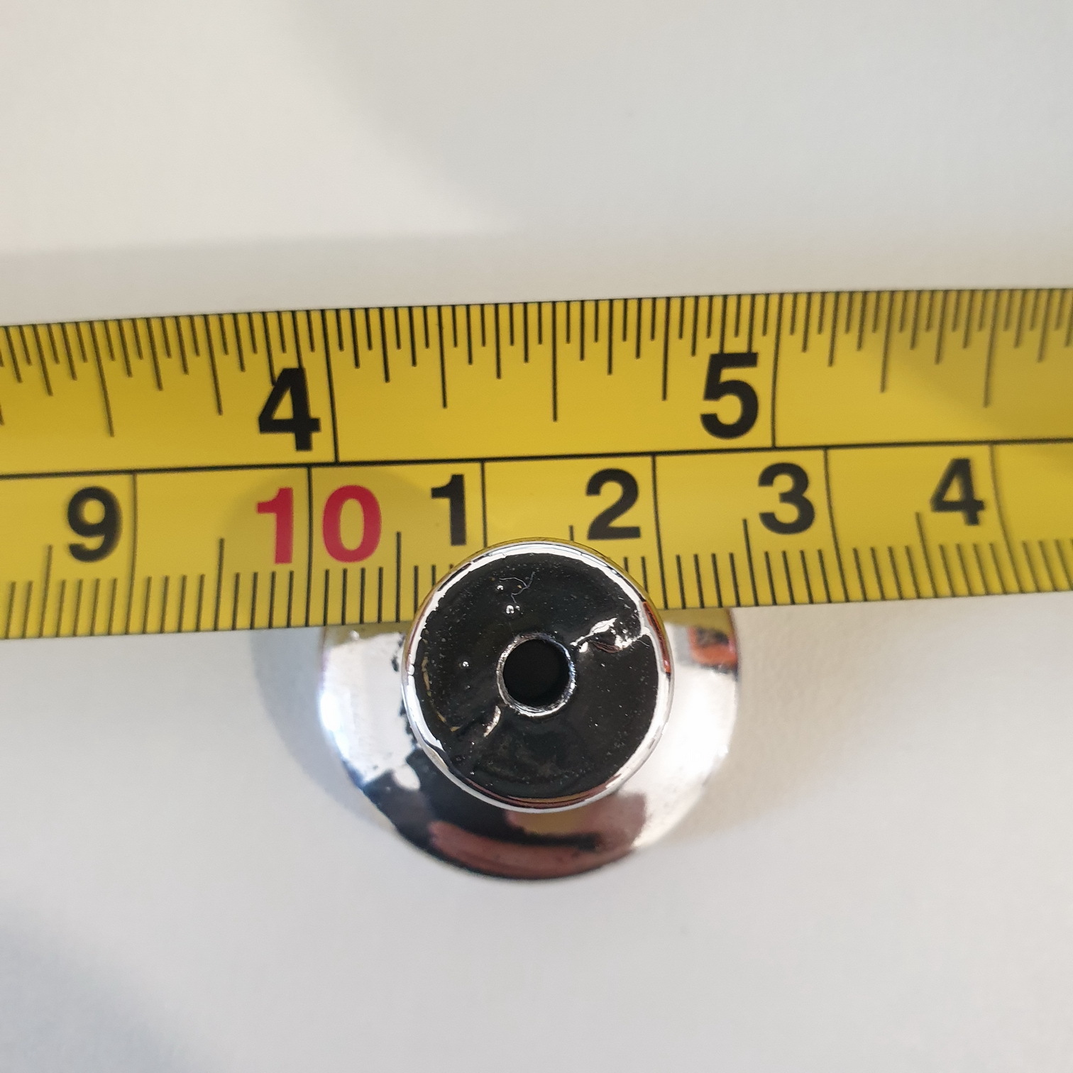 Фотография покупателя товара Ручка-кнопка ТУНДРА LIGHT PK036CP (MD112CP), хром - Фото 4