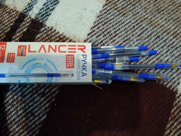 Фотография покупателя товара Ручка шариковая 0.5 мм, стержень синий, корпус прозрачный с резиновым держателем - Фото 24