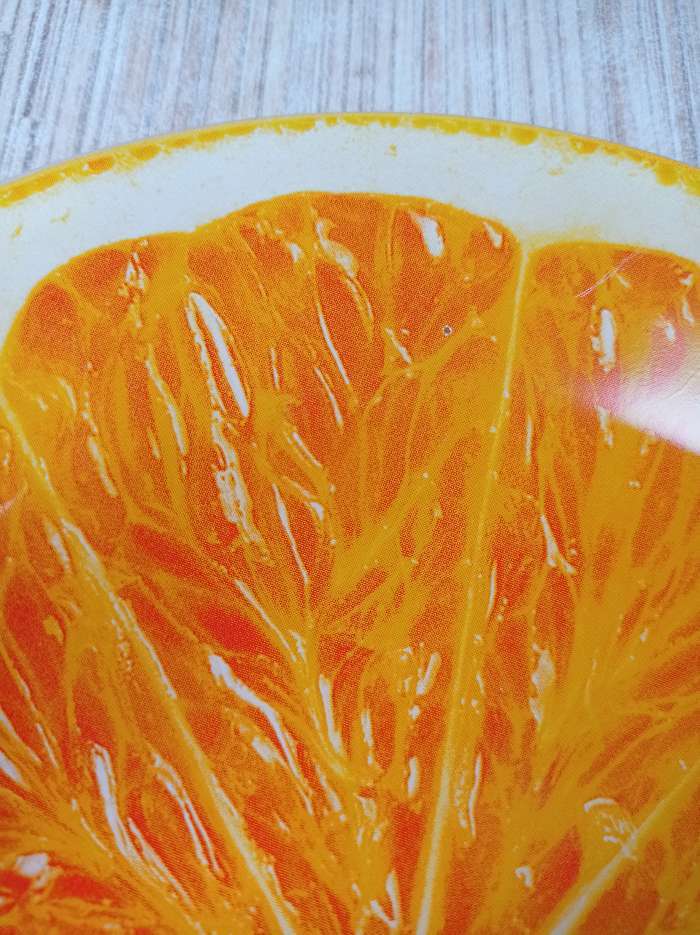 Фотография покупателя товара Тарелка «Апельсин», d=29,5 см, цвет оранжевый - Фото 4