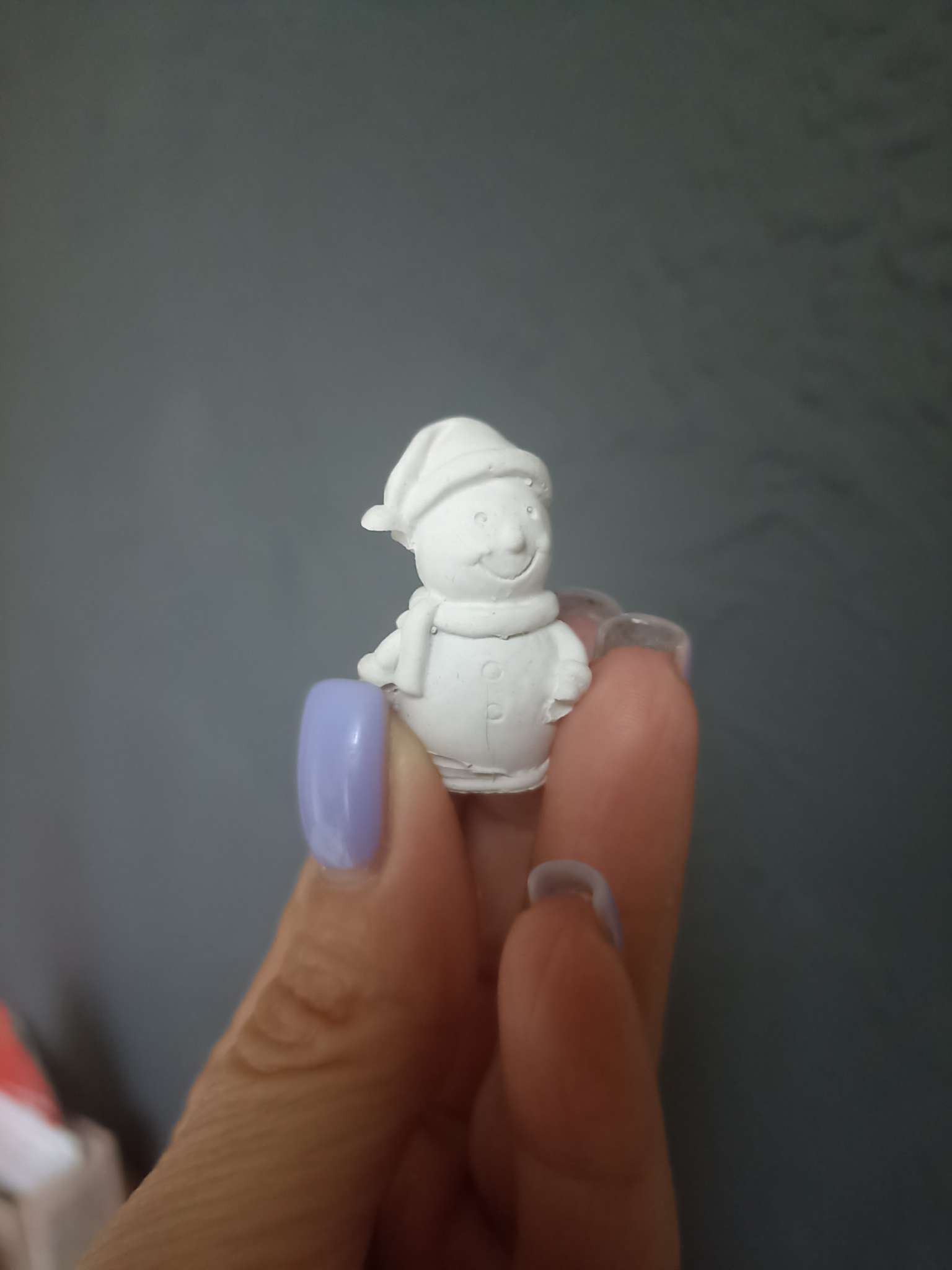 Фотография покупателя товара Молд силикон «Снеговик», 4×2.5×2.5 см - Фото 6