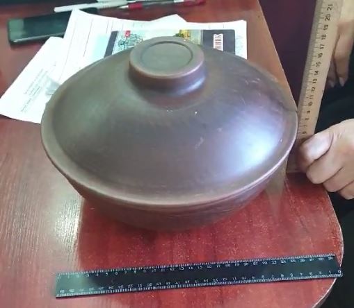 Фотография покупателя товара Набор посуды из красной глины "Эко", 9 предметов: сковорода 3,5 л, глубокие тарелки 0.8 л, плоские тарелки 20 см - Фото 20
