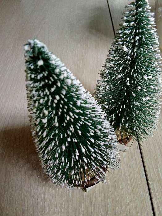 Фотография покупателя товара Декор «Ёлочка зелёная в снегу», 8×8×15 см - Фото 3