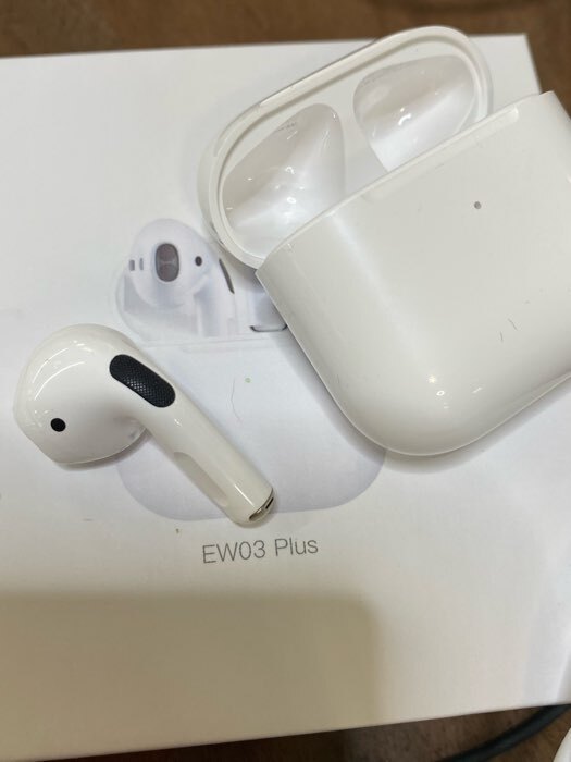 Фотография покупателя товара Наушники беспроводные Hoco EW03, TWS, вкладыши, Bluetooth 5.1, 30/200 мАч, белые - Фото 1