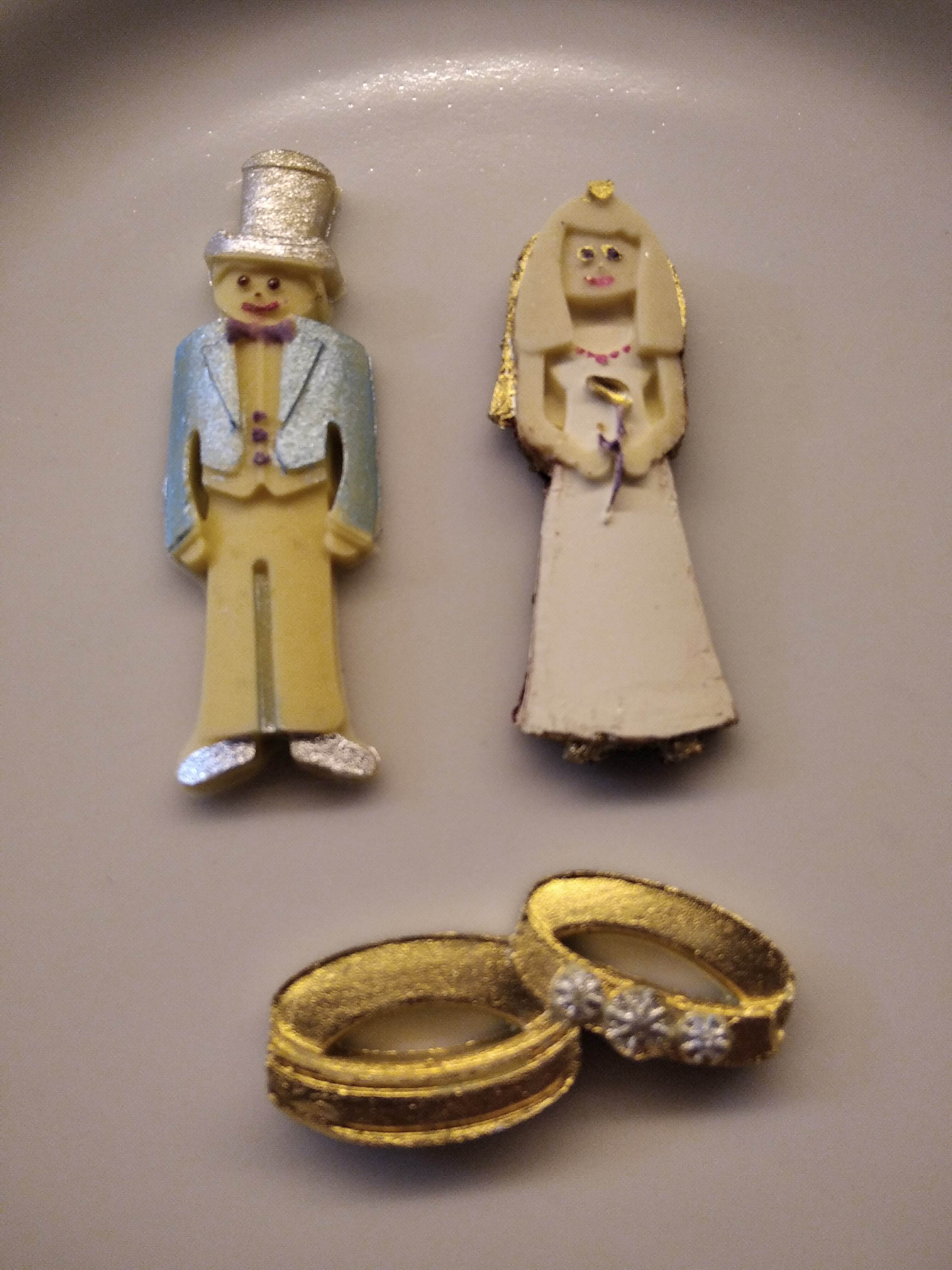 Фотография покупателя товара Молд для заливки «Свадебная атрибутика», силикон, 13 ячеек, 15.5×6×0.9 см, розовый - Фото 3