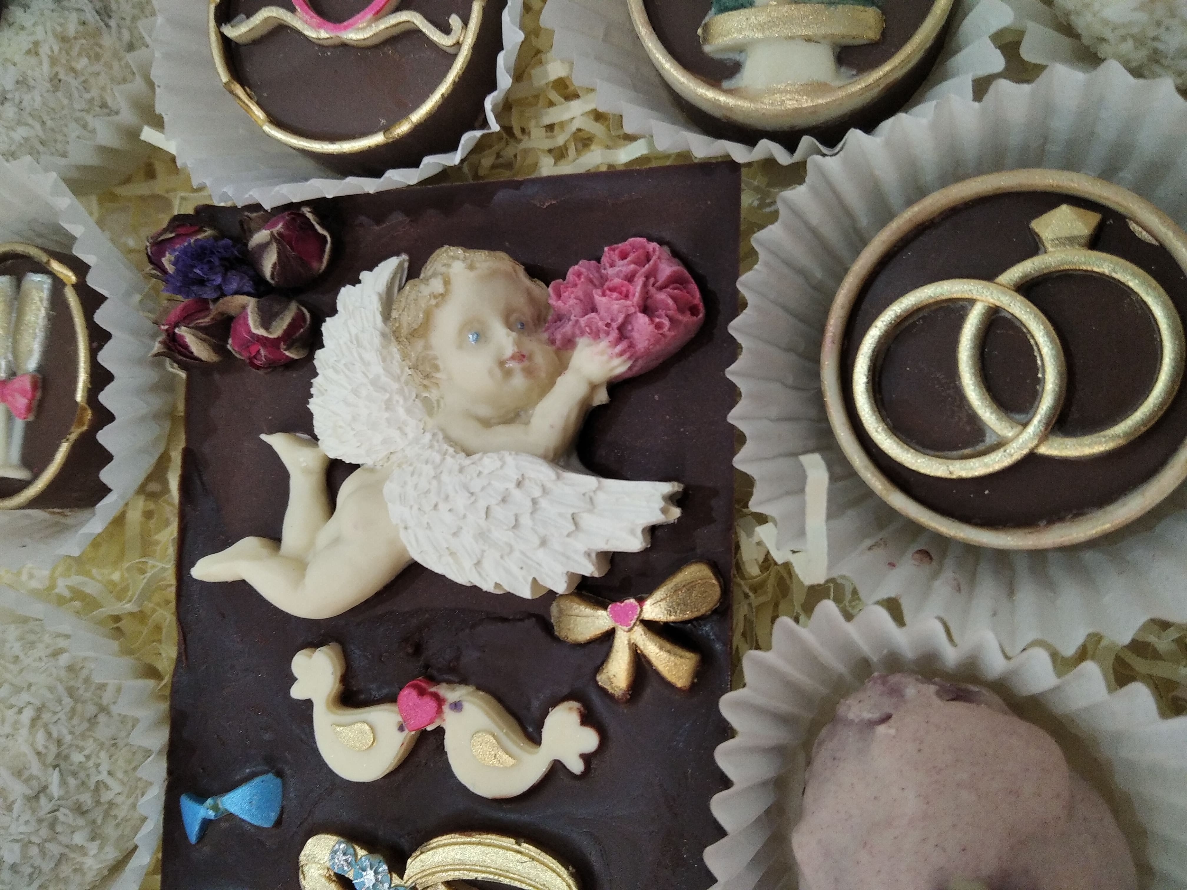 Фотография покупателя товара Молд для заливки «Свадебная атрибутика», силикон, 13 ячеек, 15.5×6×0.9 см, розовый - Фото 6