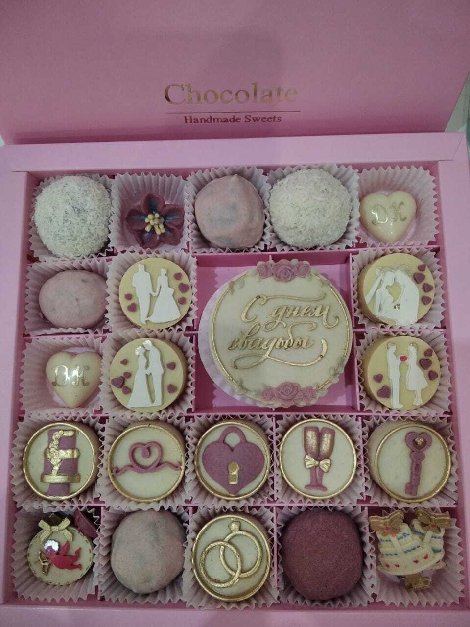 Фотография покупателя товара Молд для заливки «Свадебная атрибутика», силикон, 13 ячеек, 15.5×6×0.9 см, розовый - Фото 1