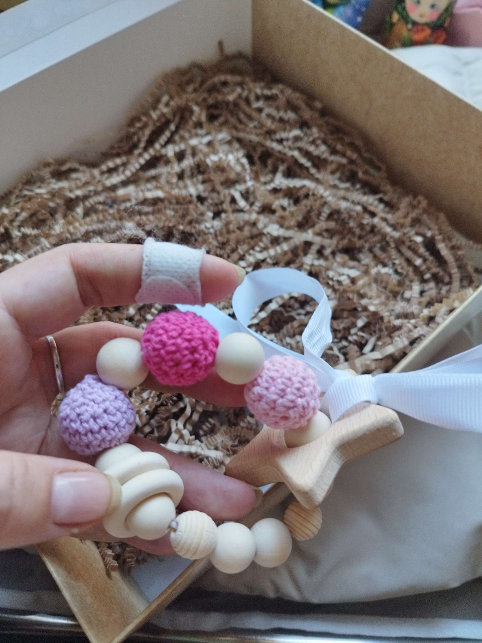 Фотография покупателя товара Подарочный набор Крошка Я "My favorite little bunny", пелёнка 100х130 см и аксессуары - Фото 3