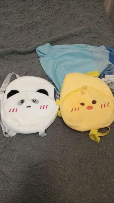 Фотография покупателя товара Рюкзак детский «Панда», 24 см, мягкий - Фото 2