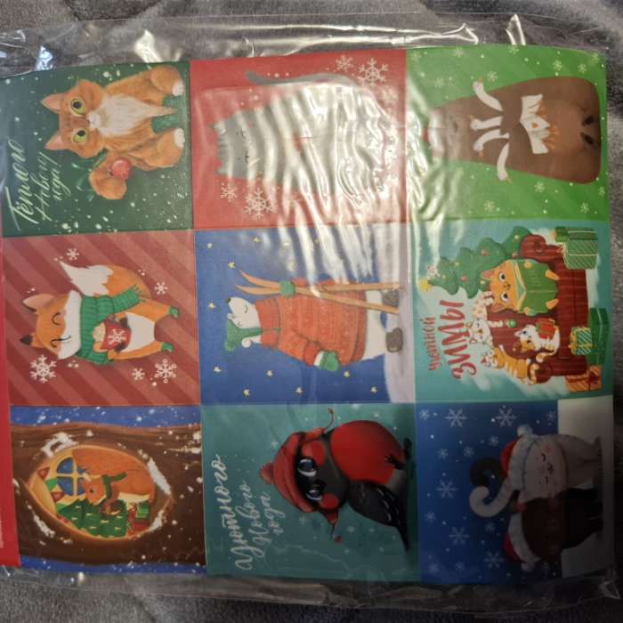 Фотография покупателя товара Наклейки новогодние бумажные «Улетного праздника», 11×16 см - Фото 3