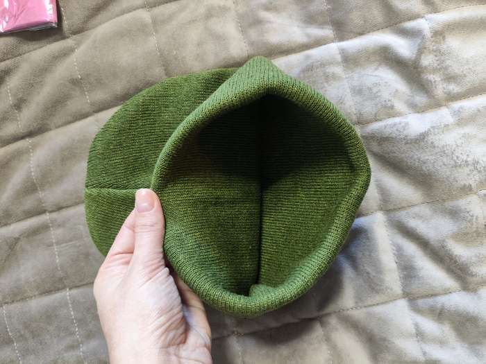 Фотография покупателя товара Шапка мужская двухслойная с отворотом, one size, цвет хаки - Фото 1