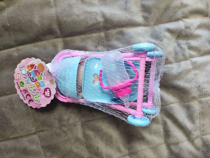 Фотография покупателя товара Пупс «Саша» с коляской, с аксессуарами - Фото 2