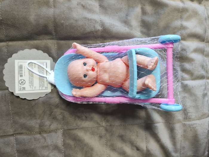 Фотография покупателя товара Пупс «Саша» с коляской, с аксессуарами - Фото 1