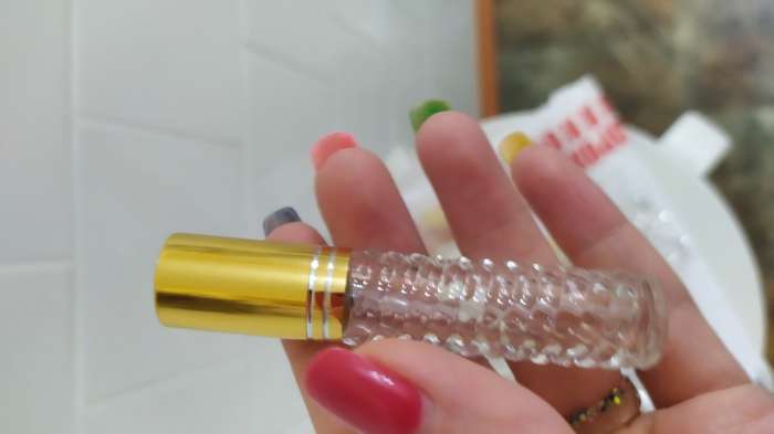 Фотография покупателя товара Флакон стеклянный для парфюма «Плетение», с распылителем, 4 мл, МИКС - Фото 2