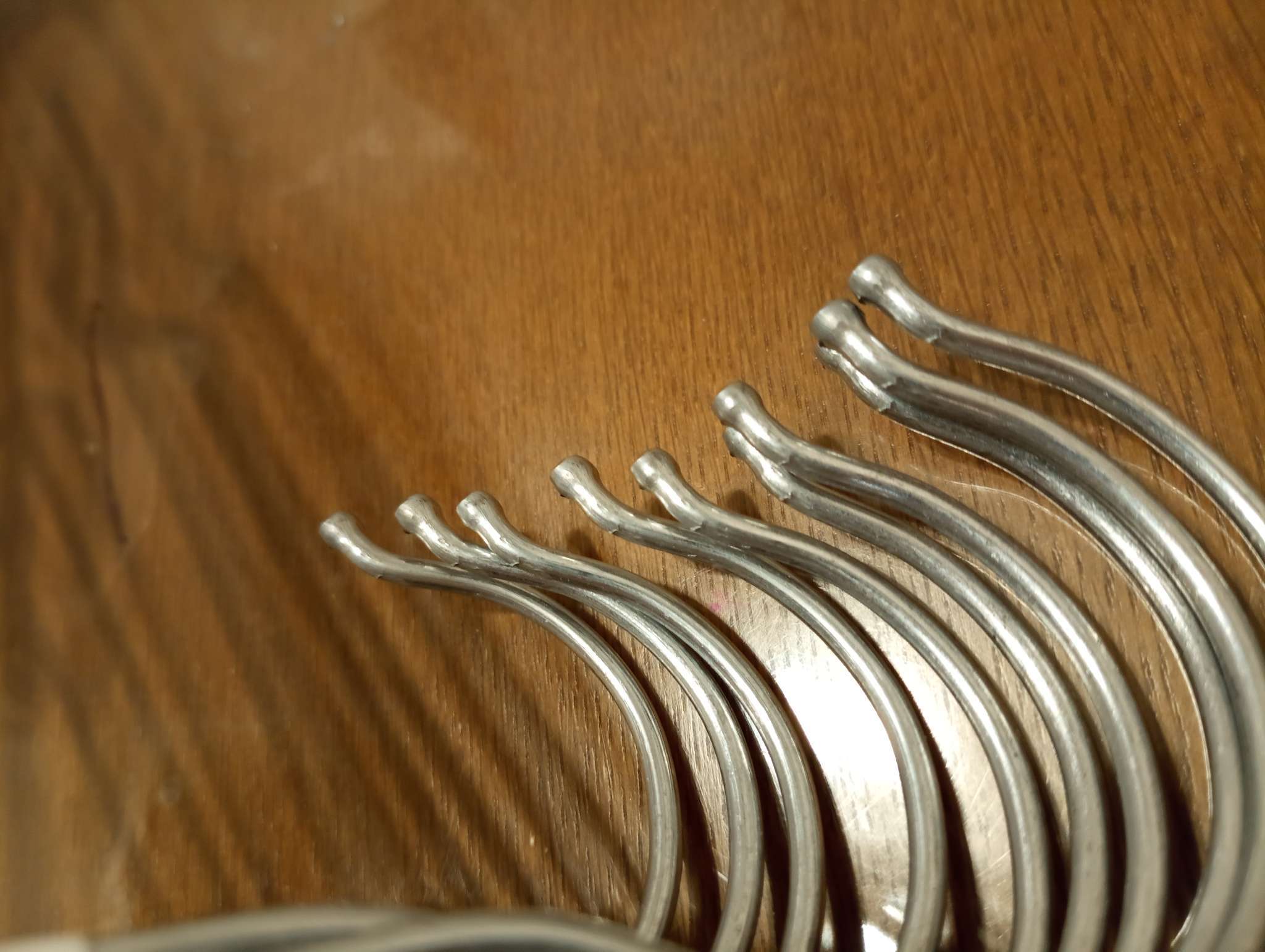 Фотография покупателя товара Плечики - вешалки антискользящие, металл с ПВХ покрытием, 41×20×0.3 см, 10 шт., белые - Фото 2