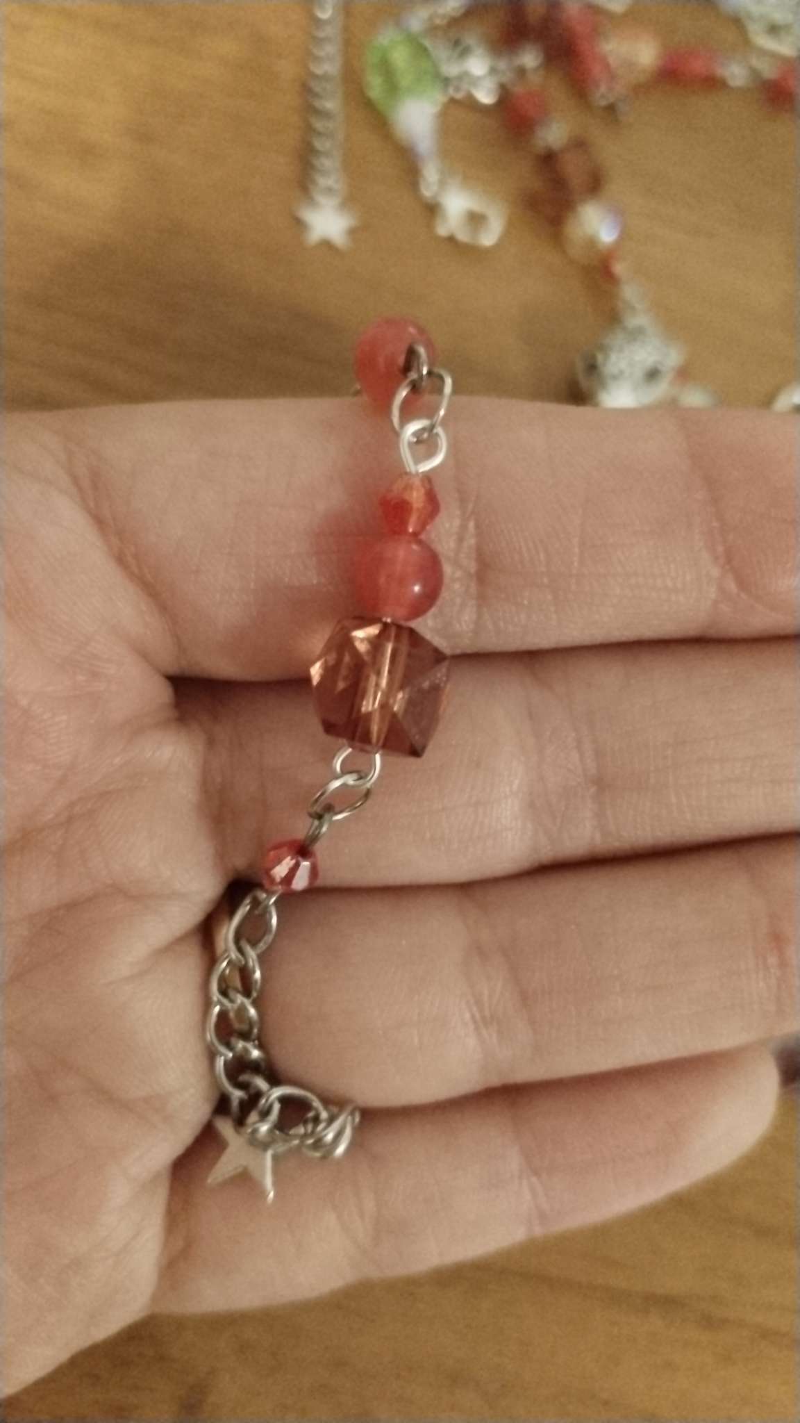 Фотография покупателя товара Бусины пластик "Кристалл многогранник. Ночная синь" прозрачный набор 20 гр 1х1х1 см - Фото 2