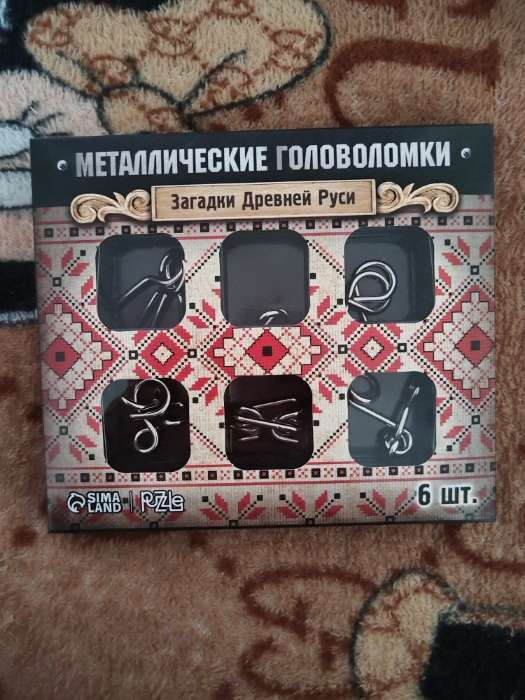 Фотография покупателя товара Головоломка металлическая «Загадки шумеров», набор 6 шт. - Фото 1