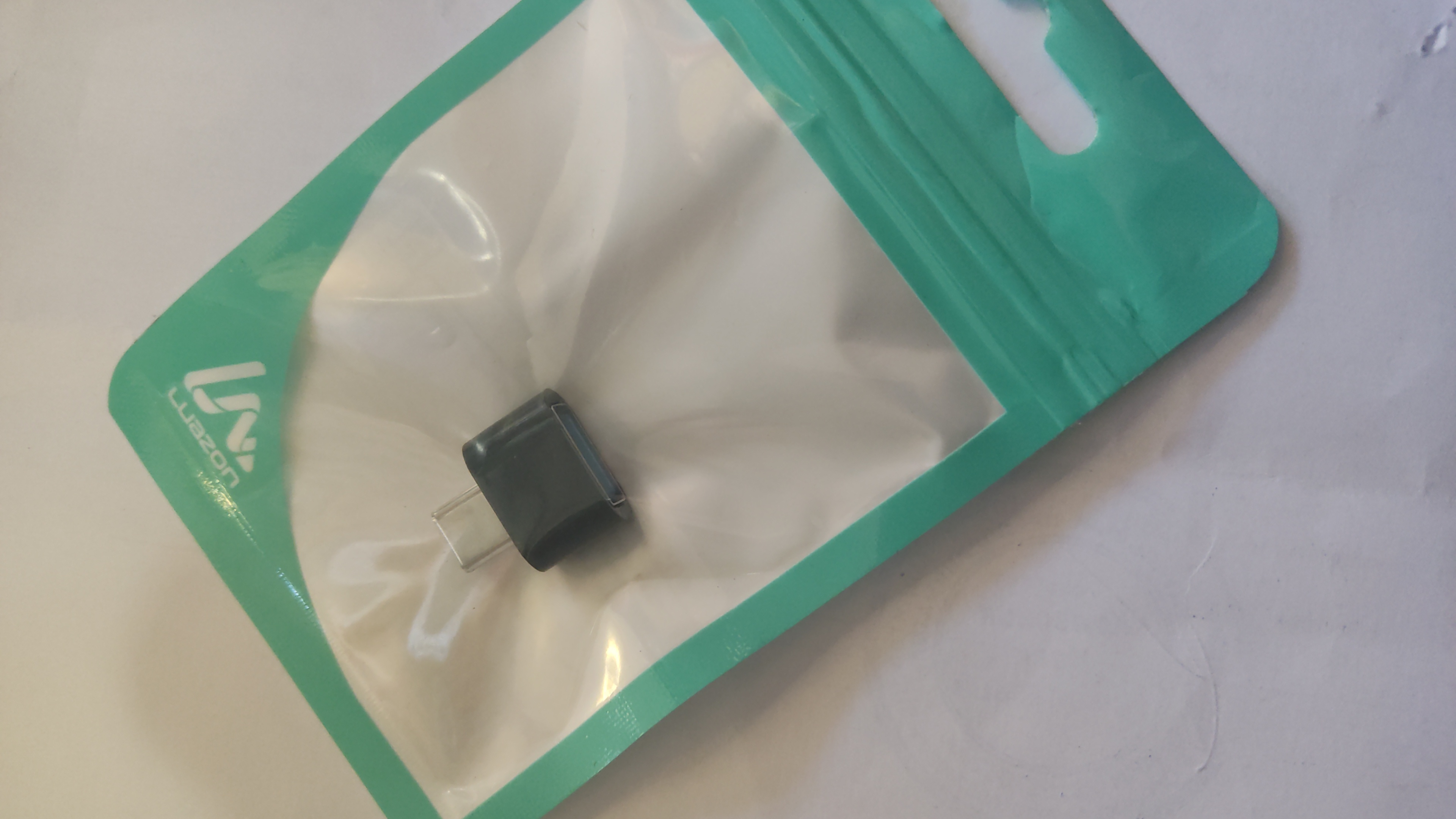 Фотография покупателя товара OTG адаптер Luazon, Type-C - USB, чёрный - Фото 6