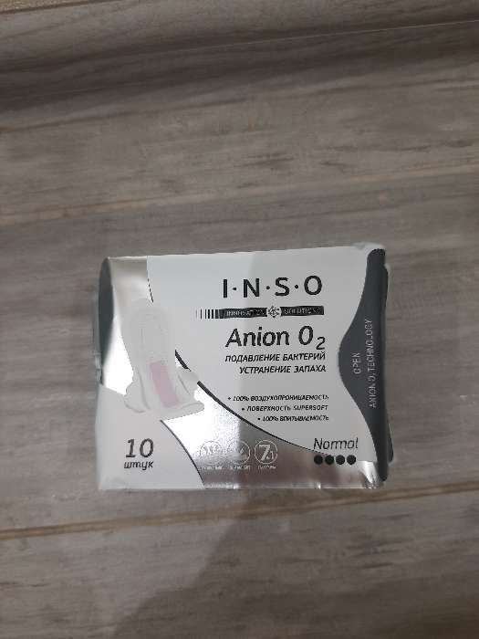 Фотография покупателя товара Прокладки Inso Anion O2 Normal, 10 шт/упаковка - Фото 1