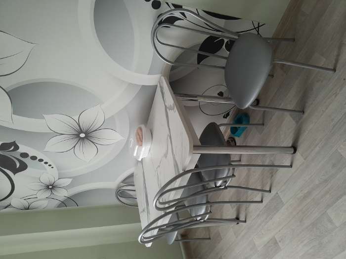 Фотография покупателя товара Стол кухонный раздвижной, 1100(1500)×700×775 мм, цвет венге/дуб вотан - Фото 2