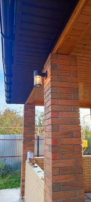 Фотография покупателя товара Светильник настенный Luazon Lighting 1хE27, 60 Вт «Модерн», пластик, вверх, бронза - Фото 1