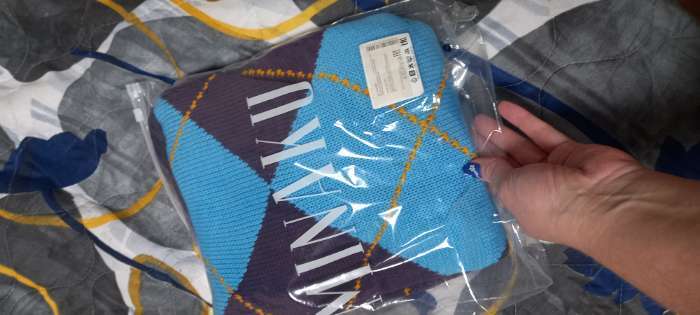 Фотография покупателя товара Джемпер женский MINAKU: Casual collection, бирюзовый, размер 42-44 - Фото 2