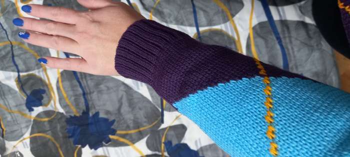 Фотография покупателя товара Джемпер женский MINAKU: Casual collection, бирюзовый, размер 42-44 - Фото 7