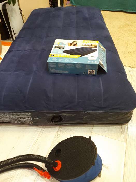 Фотография покупателя товара Матрас надувной Classic Downy Fiber-Tech, 99 x 191 x 25 см, 64757 INTEX