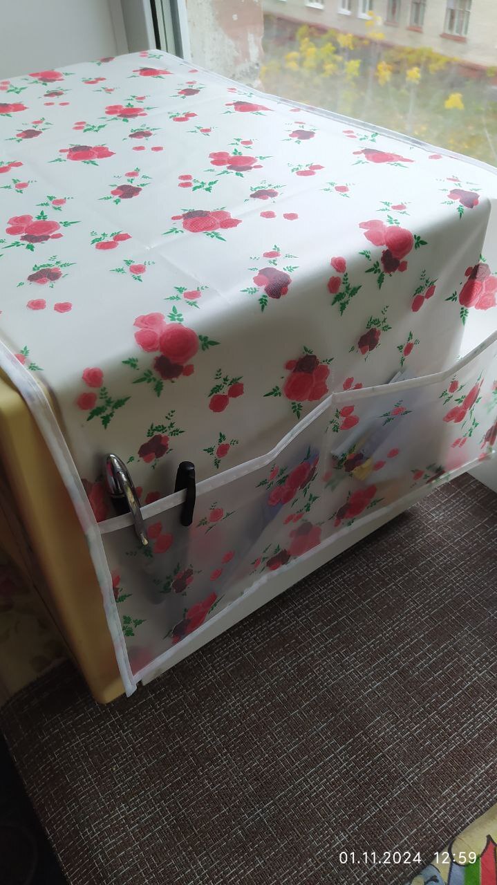 Фотография покупателя товара Чехол для микроволновой печи Доляна, 85×35 см, ЭВА - Фото 2