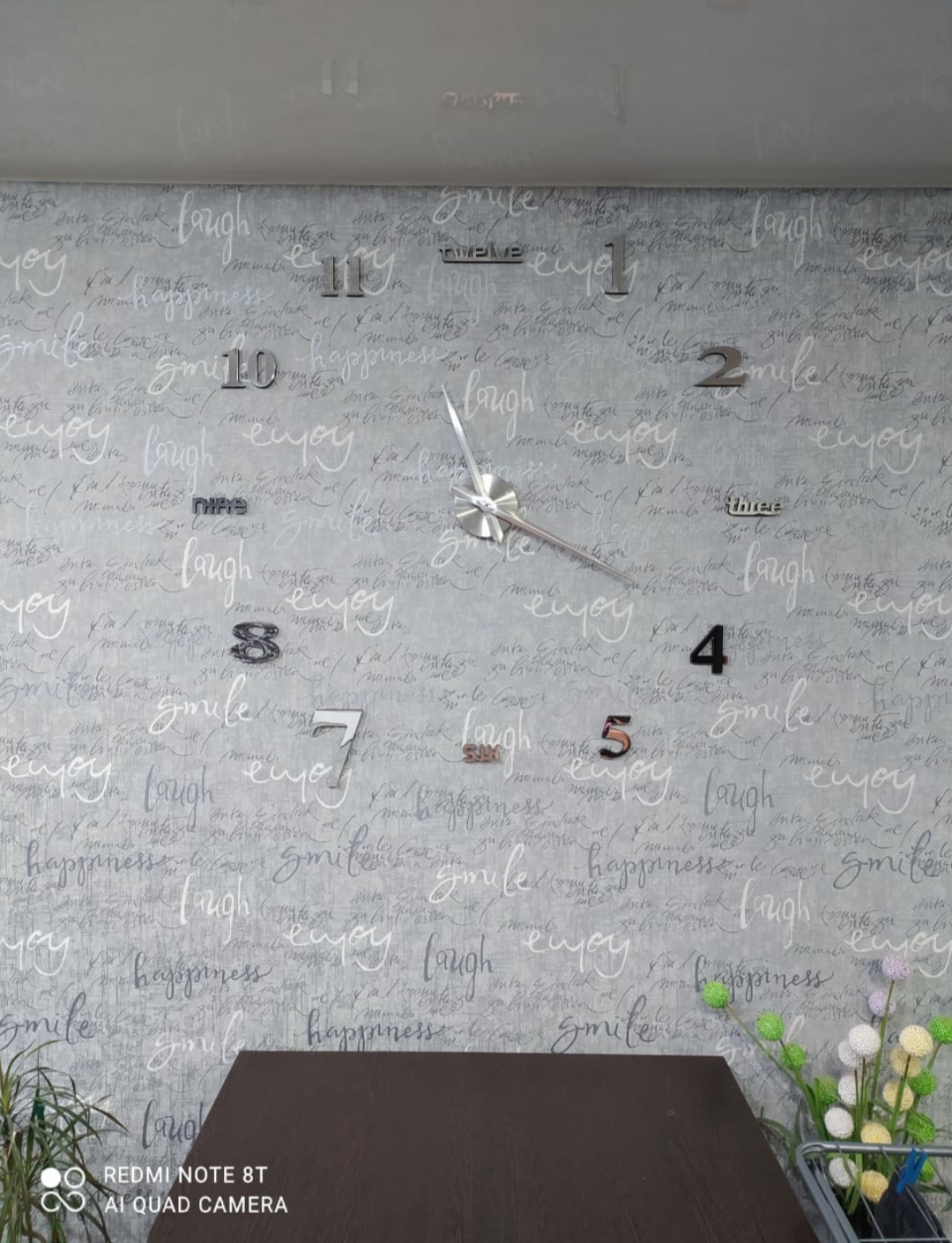 Фотография покупателя товара Часы-наклейка, серия: DIY, "Клермонт", плавный ход, d-120 см, 1 АА, серебро - Фото 7