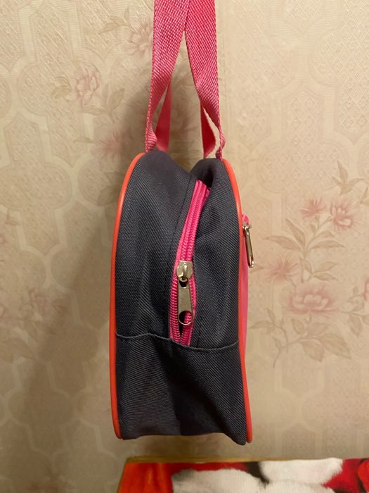Фотография покупателя товара Сумка для обуви на молнии, наружный карман, TEXTURA, цвет розовый - Фото 11