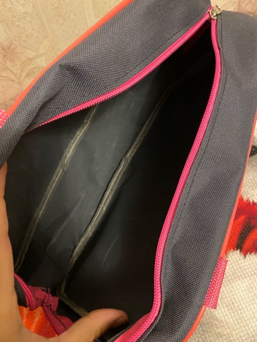 Фотография покупателя товара Сумка для обуви на молнии, наружный карман, TEXTURA, цвет розовый - Фото 13