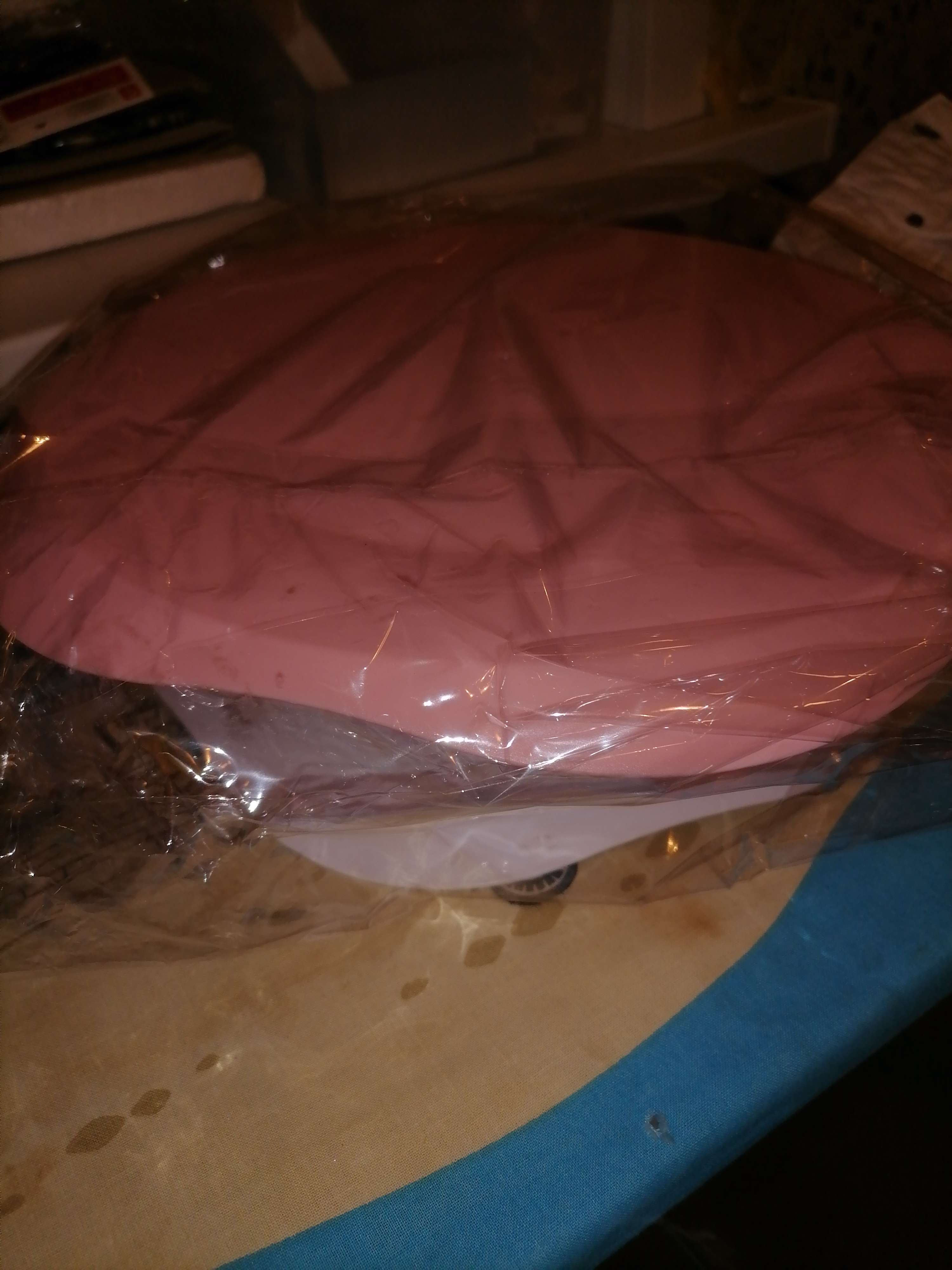 Фотография покупателя товара Подставка для торта вращающаяся, d=32 см, с разлиновкой и стоппером, цвет МИКС - Фото 1