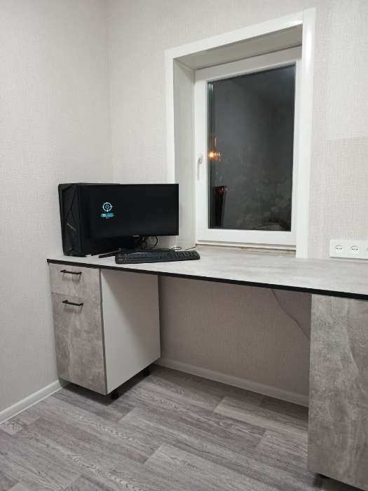 Фотография покупателя товара Шкаф напольный «Симпл 600», 600×510×820 мм, цвет антрацит/белый - Фото 3