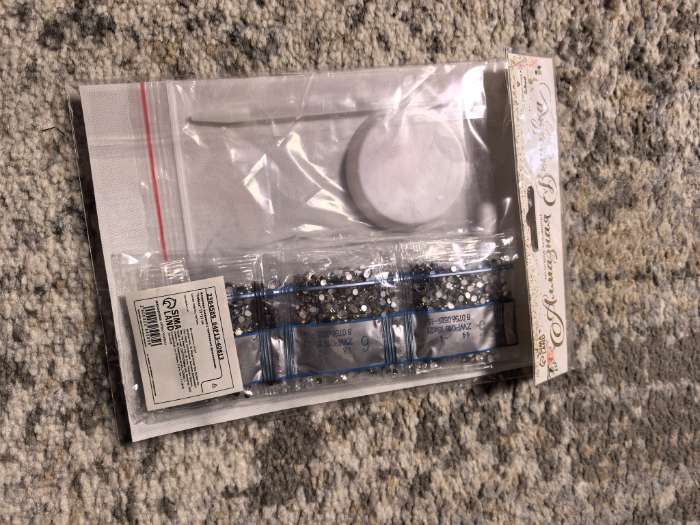 Фотография покупателя товара Алмазная мозаика с частичным заполнением на холсте «Собака», 15×21 см - Фото 1