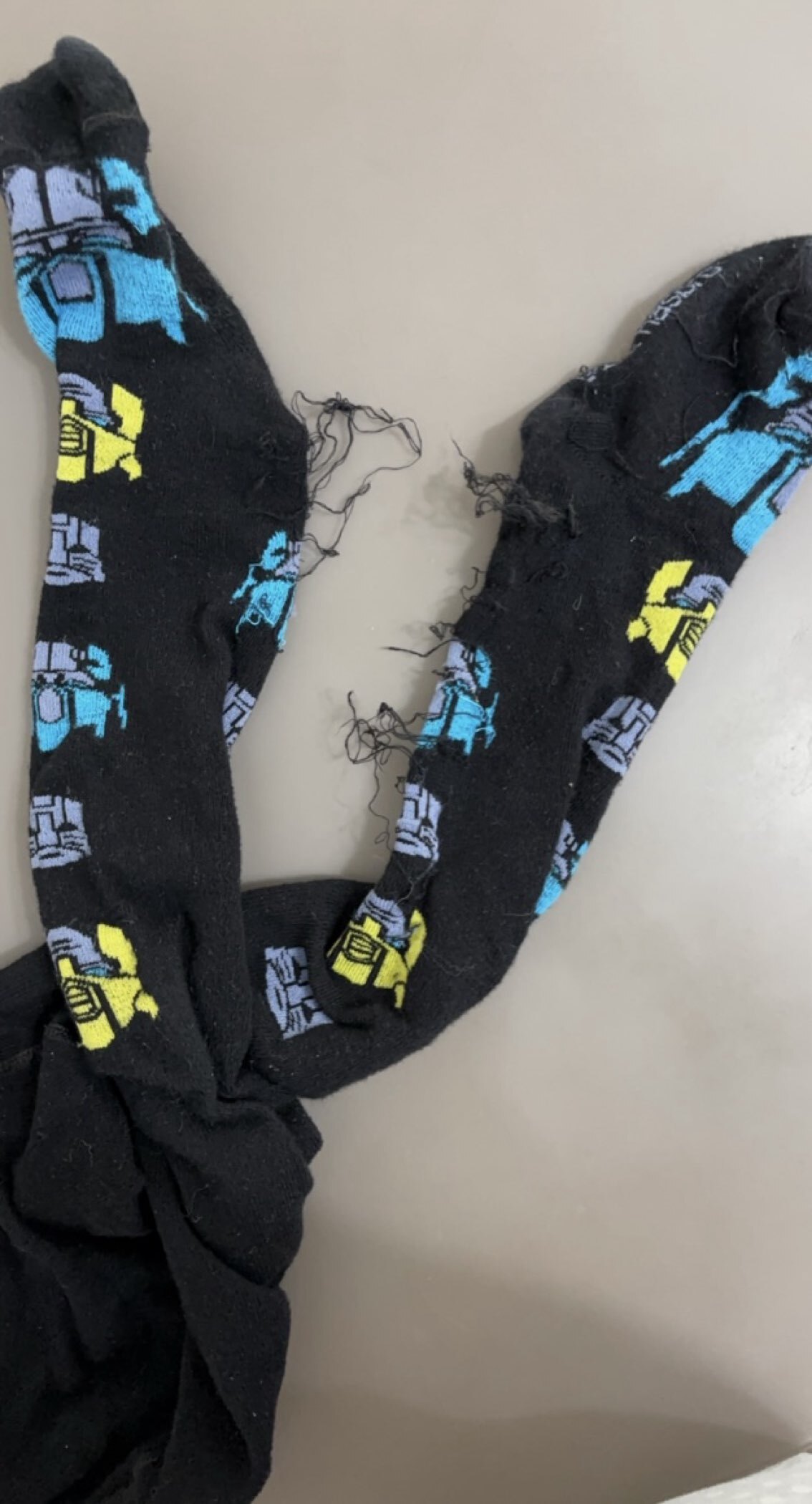 Фотография покупателя товара Колготки детские «Transformers», рост 104-110 см, цвет чёрный - Фото 2