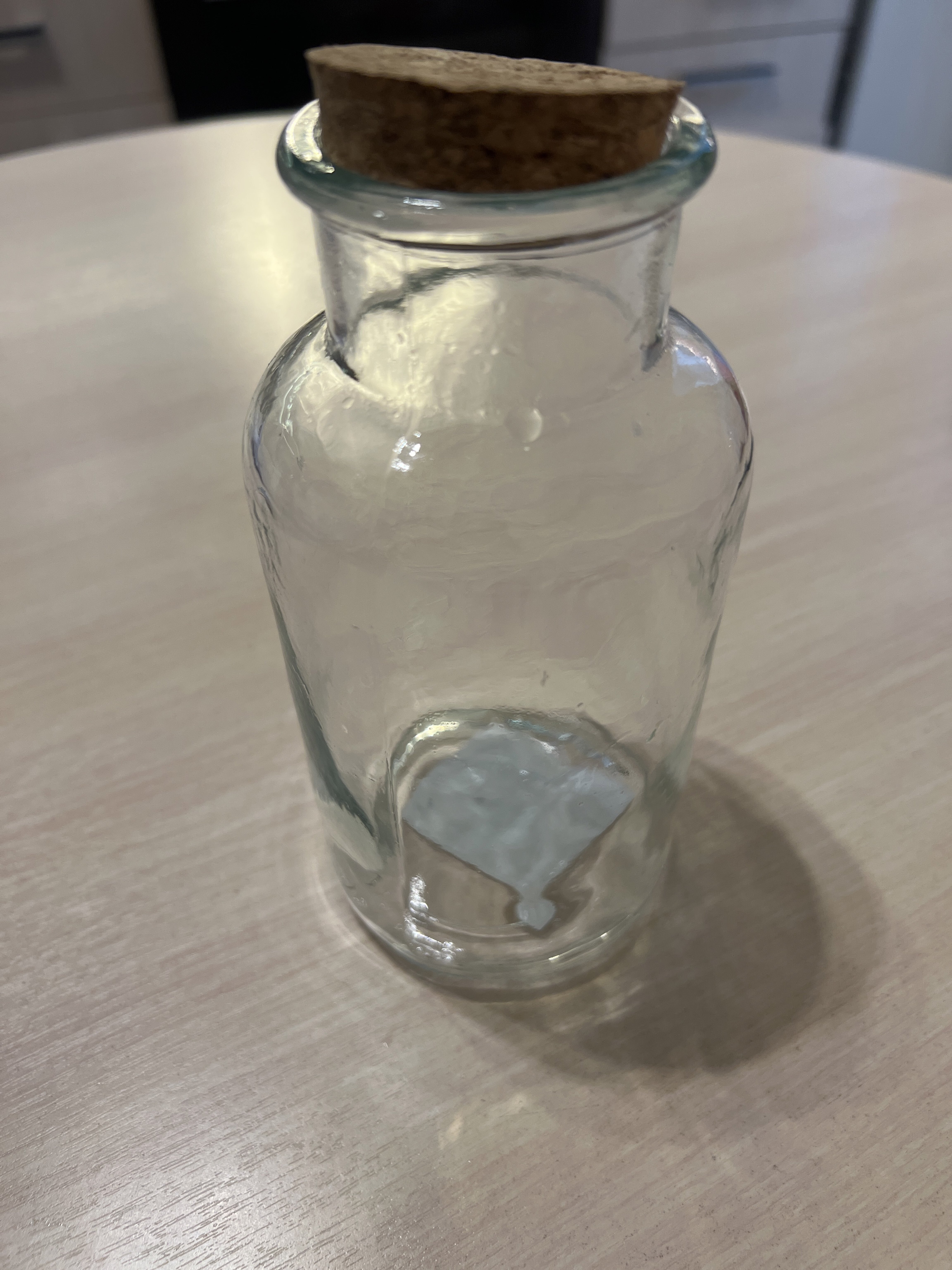 Фотография покупателя товара Бутылка для соусов и масла Доляна «Парфе», 600 мл, 8×16.5 см, с пробковой крышкой, стекло, прозрачная - Фото 6