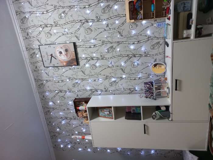 Фотография покупателя товара УЦЕНКА Гостиная Анриал, Дуб крафт золотой/Белый - Фото 5