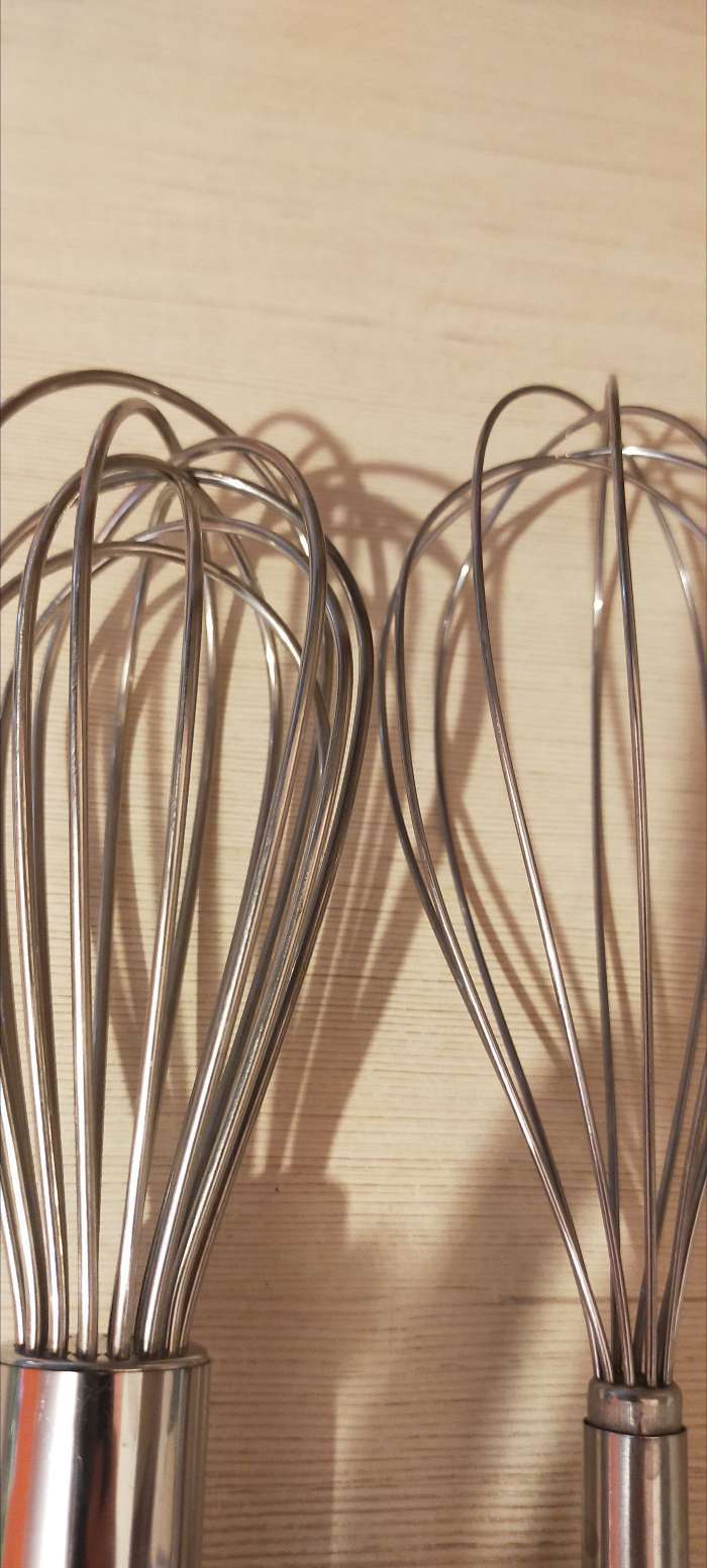 Фотография покупателя товара Венчик для взбивания с толстыми струнами KONFINETTA, струна 2 мм, 33 см, цвет серебряный - Фото 1