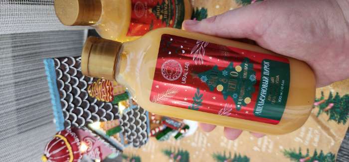 Фотография покупателя товара Гель для душа URAL LAB, 300 мл, аромат апельсинового пирога, Новый Год - Фото 1