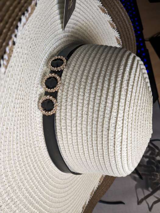 Фотография покупателя товара Шляпа женская MINAKU с широкими полями, коричневая, размер 58 - Фото 4